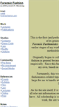 Mobile Screenshot of forensicfashion.com